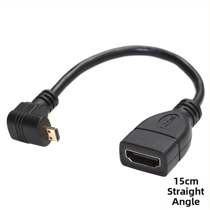 Micro HDMI na HDMI kabel, duljina 0,2 m, bakrena žica, adapter, za televizor i digitalnu kameru