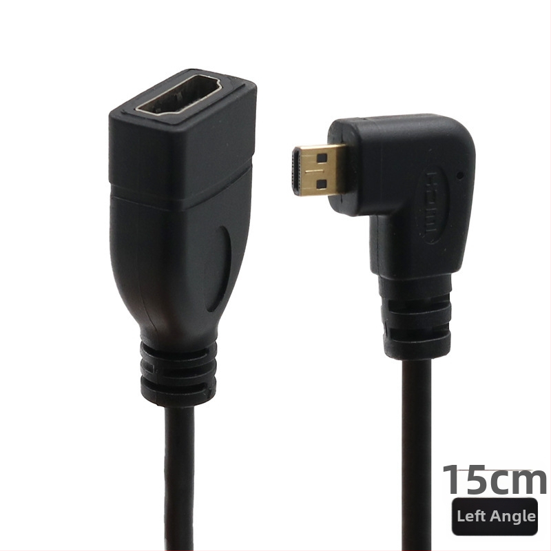 Micro HDMI na HDMI kabel, duljina 0,2 m, bakrena žica, adapter, za televizor i digitalnu kameru
