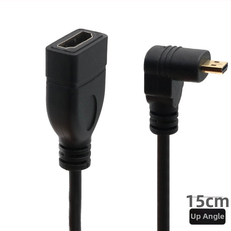 Micro HDMI na HDMI kabel, duljina 0,2 m, bakrena žica, adapter, za televizor i digitalnu kameru
