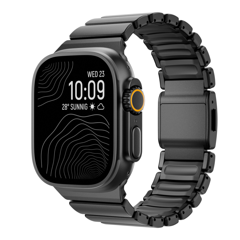 Brățară pentru Apple Watch S11 - oțel inoxidabil 316L / oțel de titan, cataramă magnetică, Nothing