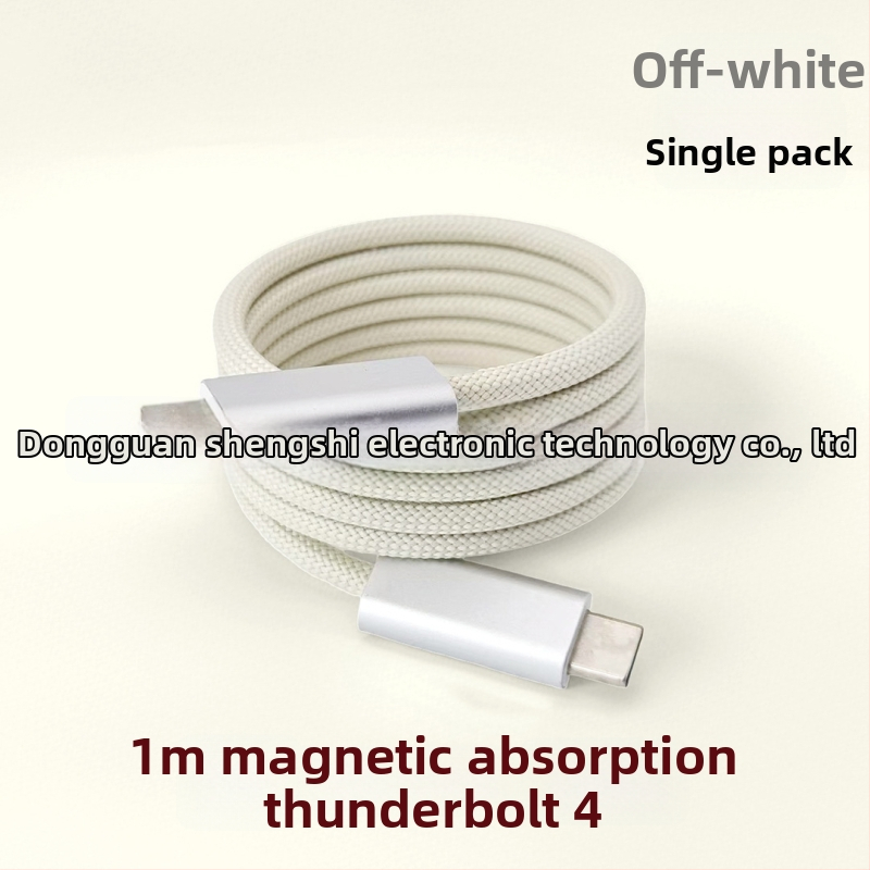 Thunder 5 magnētiskais telefona uzlādes kabelis – USB dati, maksimālā jauda 240W, vara kodols ar sudraba pārklājumu, svars 190 g