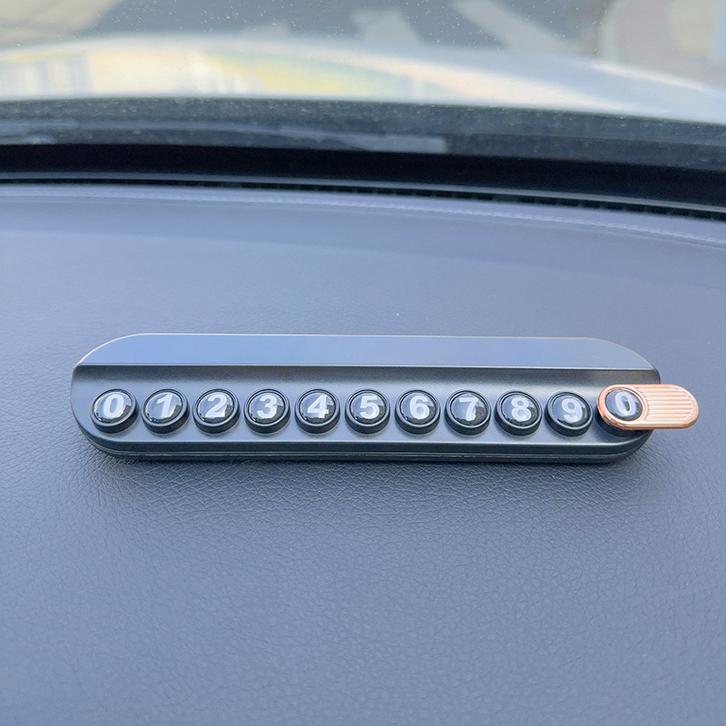 Automobilska privremena tablica za parkiranje s telefonskim brojem i dekoracijom od mašne (Model 002 • Materijal: Drugo • Tip: Skriven • Logotip: Ne • Obrada i prilagodba: Ne)