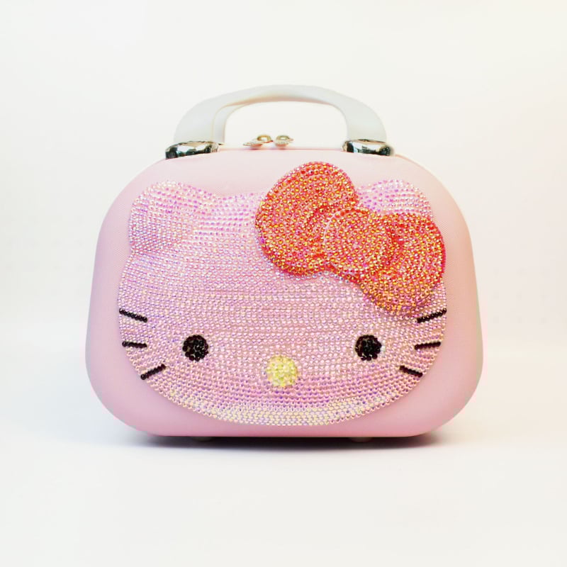 Пътуващ козметичен несесер за жени със заключване (ABS материал; цип; аниме карикатура; заключване: да; тип на заключване: обикновена комбинационна брава)