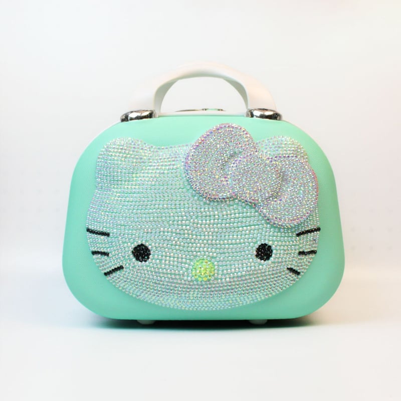 Пътуващ козметичен несесер за жени със заключване (ABS материал; цип; аниме карикатура; заключване: да; тип на заключване: обикновена комбинационна брава)