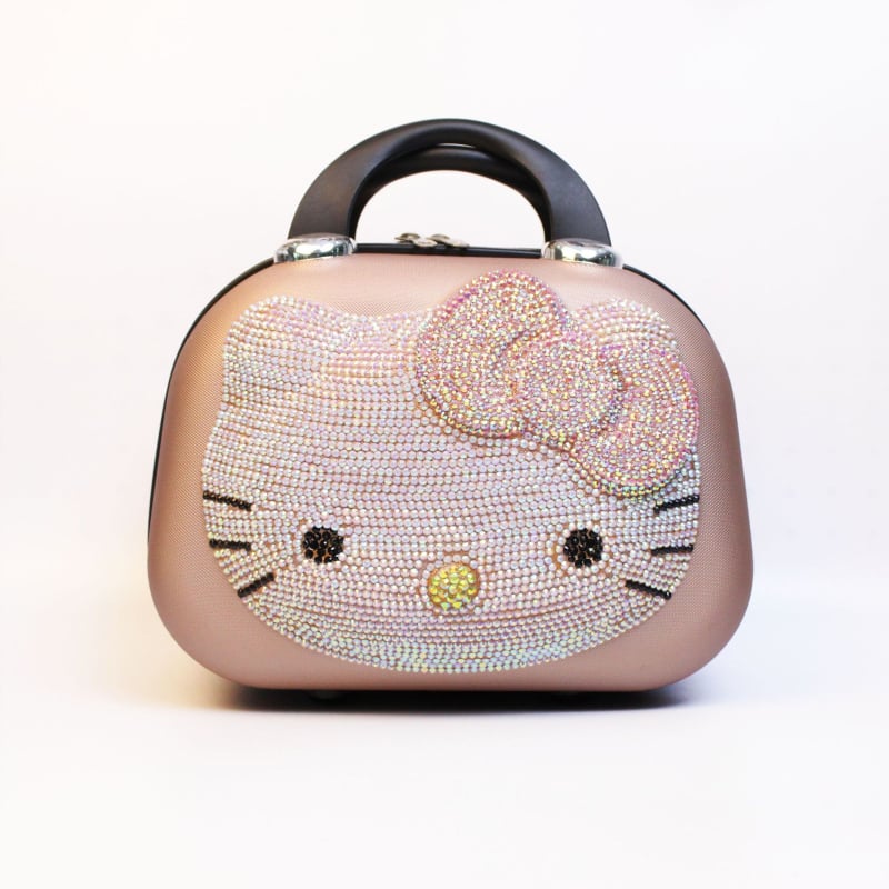 Пътуващ козметичен несесер за жени със заключване (ABS материал; цип; аниме карикатура; заключване: да; тип на заключване: обикновена комбинационна брава)