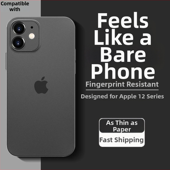 Murdinger TPU matēts aizsargapvalks iPhone 12 Pro Max un 14 Pro Max, ultra plāns, pilnīgs objektīva aizsardzība, krišanas izturība