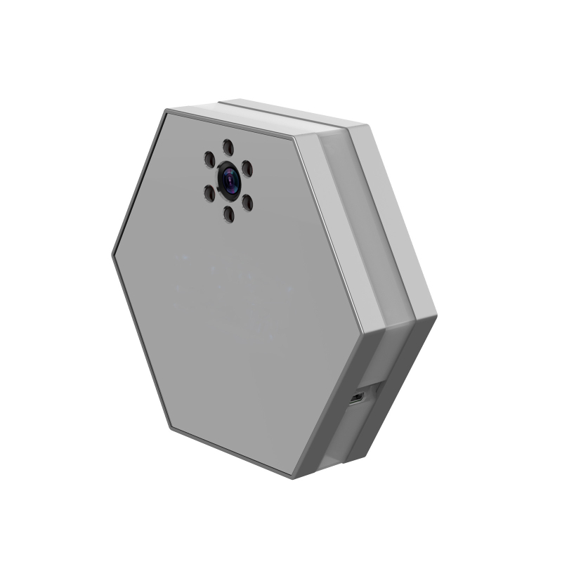 Камера за домашно videонаблюдение с нощно виждане, без кабелно захранване, свързана към мобилно приложение, вътрешна охрана, широк ъгъл (3.6 мм · 10–30 м · 1080P · Широк ъгъл)