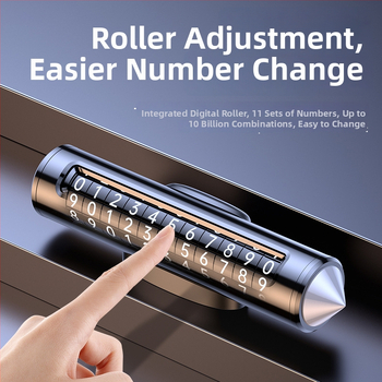 Metāla auto ārkārtas instruments ar loga laušanas āmuru un pagaidu stāvvietas un tālruņa numura plāksnēm, modeļa TC016, izmēri 132×42×30 mm