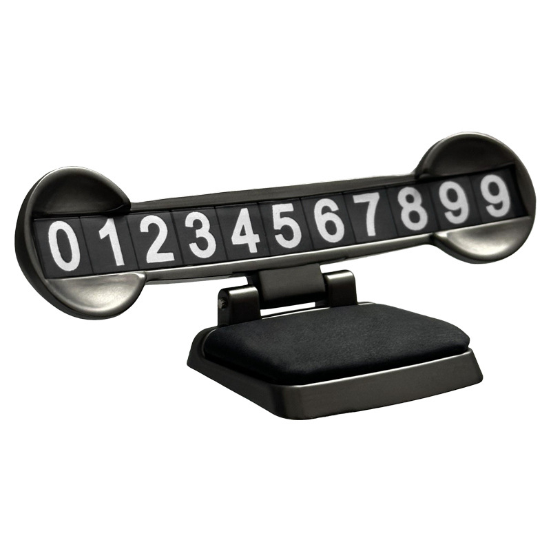 Placă de parcare ascunsă, metal, model 521, personalizare disponibilă, logo imprimat