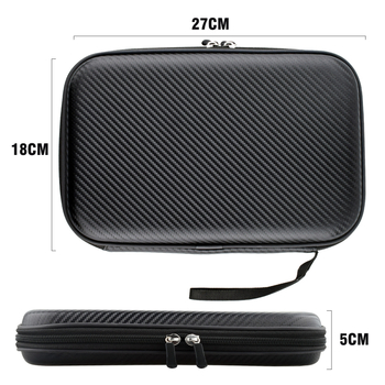 Psenner Geantă pentru tenis de masă cu husă dură pătrată pentru paletă, material EV compozit, personalizare, logo imprimat