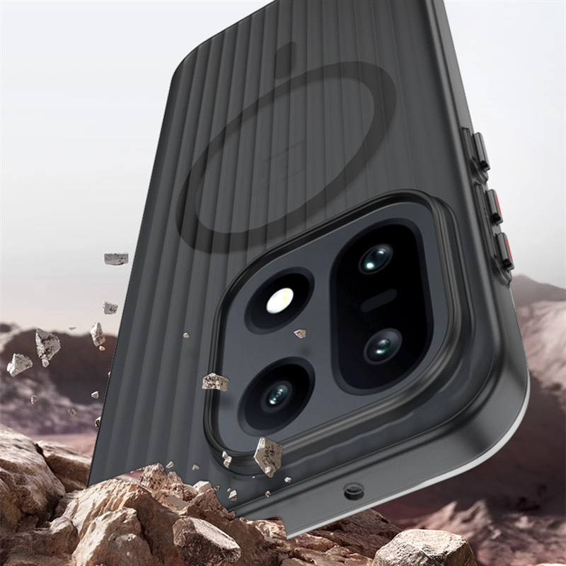 Θήκη OnePlus 15 για κινητό, με ματ ανάγλυφη υφή και ημιδιαφανές σχέδιο; μαγνητική πρόσδεση, ανθεκτική στις πτώσεις, αδιάβροχη, διάχυση θερμότητας, αντιολισθητική επιφάνεια