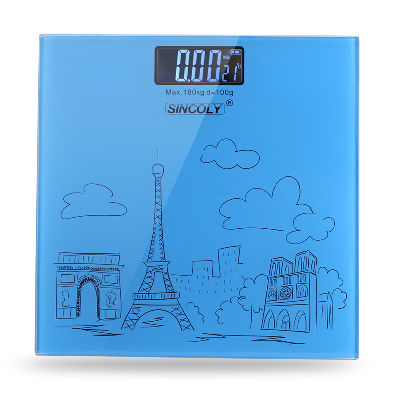 Cântar electronic pentru uz casnic, Sincoly/Xinke Li, capacitate 180 kg, măsoară greutatea, universal