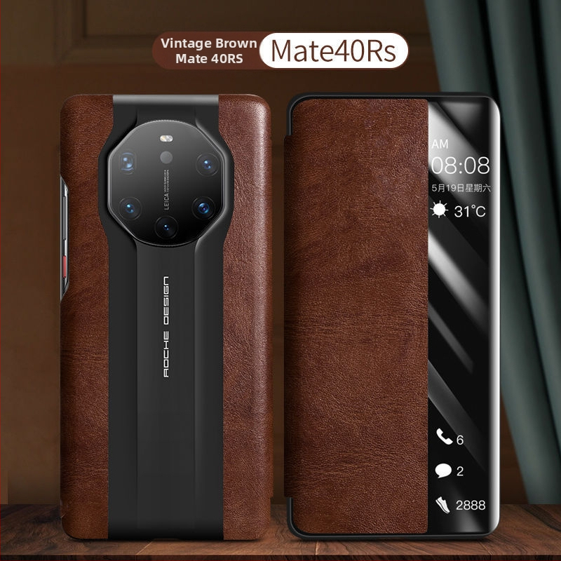 Husă de protecție Huawei Mate40RS — Fără marcă, Stil de afaceri, Material placaj