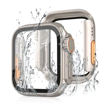 Carcasă de protecție pentru Apple Watch cu protecție a ecranului integrată, material PC