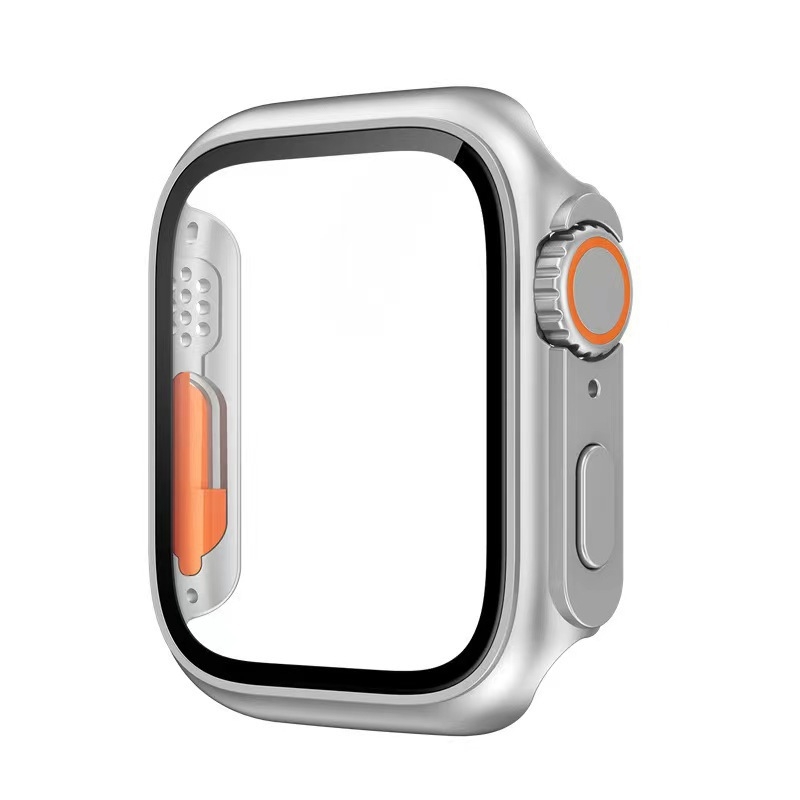 Carcasă de protecție pentru Apple Watch cu protecție a ecranului integrată, material PC