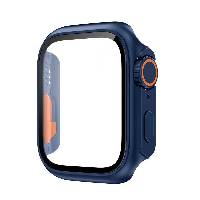 Carcasă de protecție pentru Apple Watch cu protecție a ecranului integrată, material PC