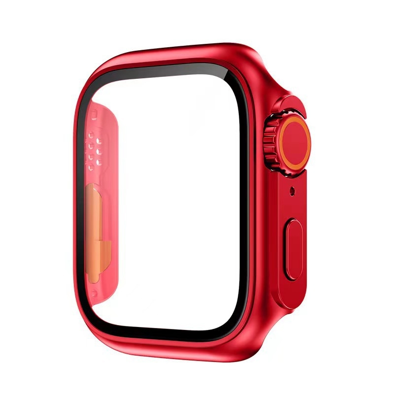 Carcasă de protecție pentru Apple Watch cu protecție a ecranului integrată, material PC
