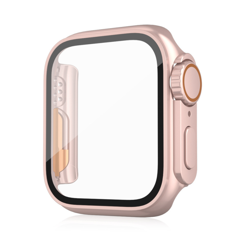 Carcasă de protecție pentru Apple Watch cu protecție a ecranului integrată, material PC