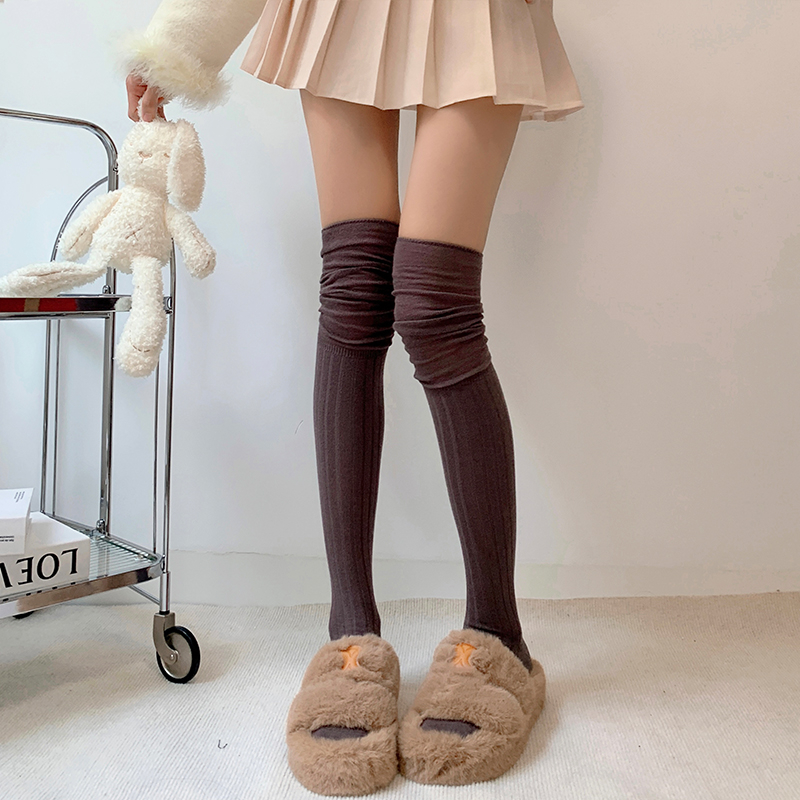 Set șosete peste genunchi și cizme – unisex, material mătase cu flori, model 69850, potrivit pentru sporturi pe gheață și zăpadă