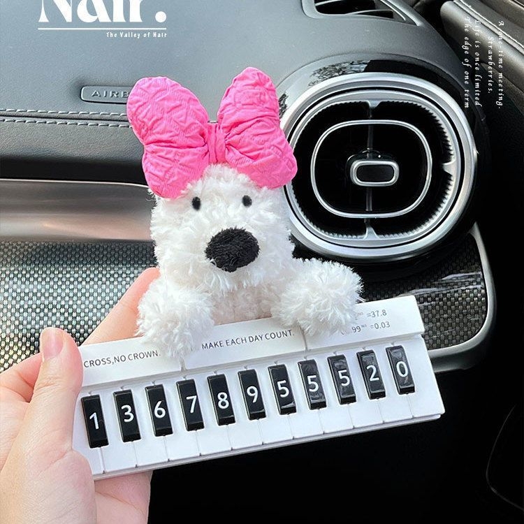 Inscripție temporară de parcare pentru mașină, design drăguț West Highland, Model 0001, Material: Altul, Origine: Jinhua