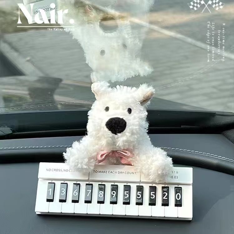 Inscripție temporară de parcare pentru mașină, design drăguț West Highland, Model 0001, Material: Altul, Origine: Jinhua