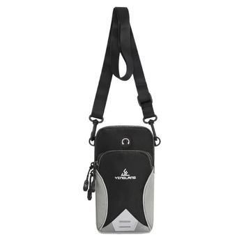 Geantă de braț pentru sporturi în aer liber, material Oxford, model cu dungi, respirabilă și ultra-ușoară, căptușală Oxford