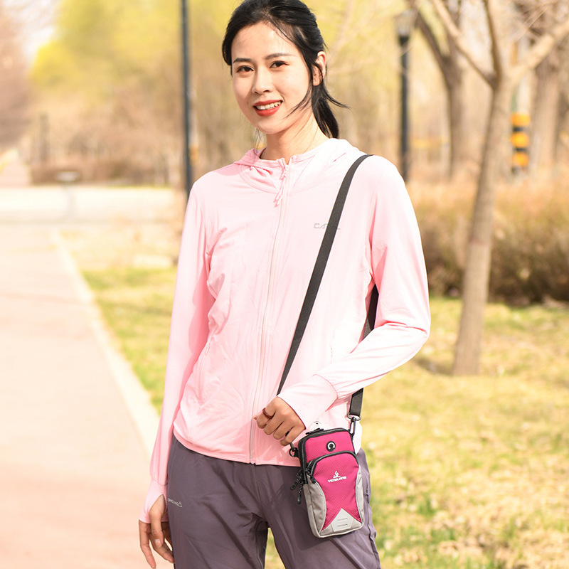 Geantă de braț pentru sporturi în aer liber, material Oxford, model cu dungi, respirabilă și ultra-ușoară, căptușală Oxford