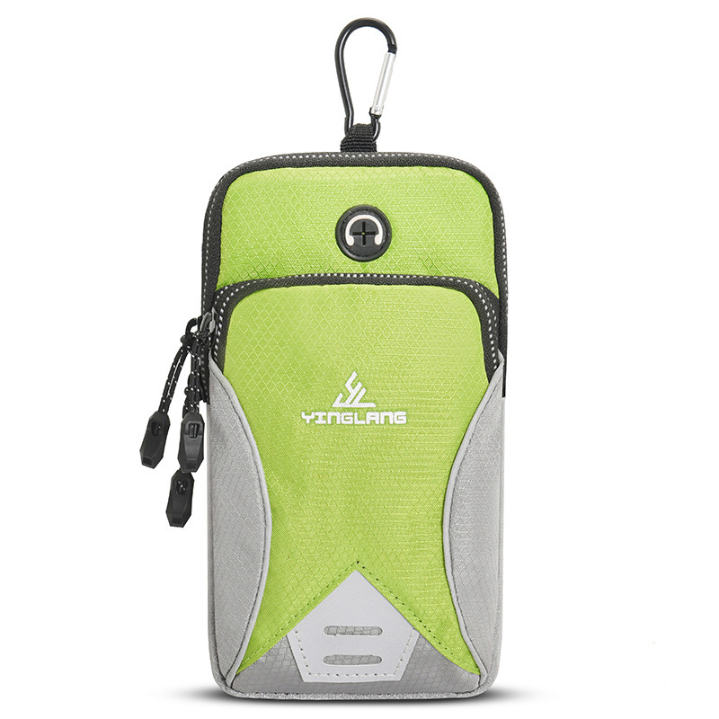 Geantă de braț pentru sporturi în aer liber, material Oxford, model cu dungi, respirabilă și ultra-ușoară, căptușală Oxford