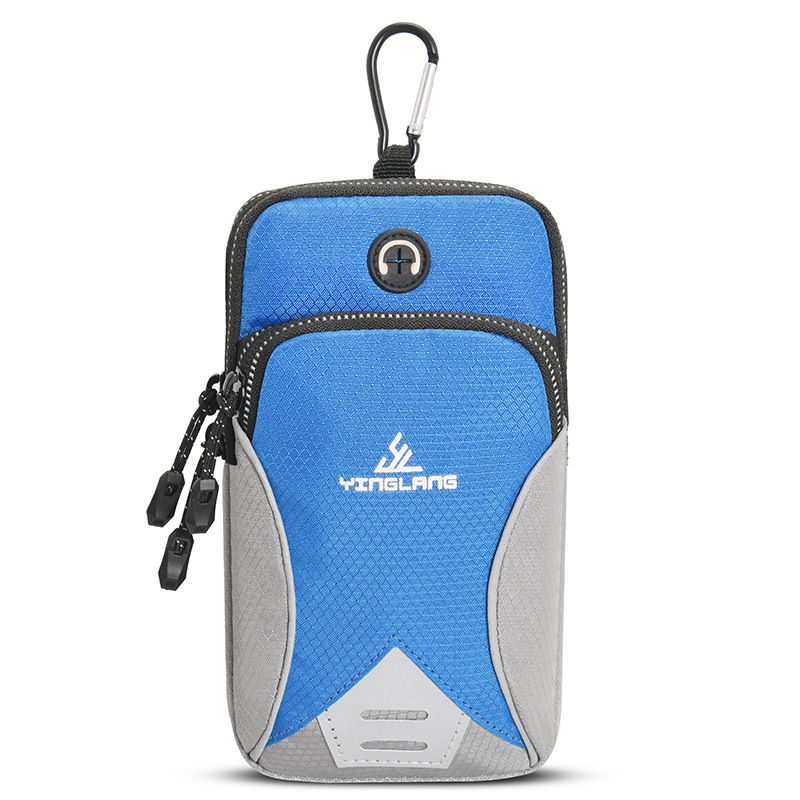 Geantă de braț pentru sporturi în aer liber, material Oxford, model cu dungi, respirabilă și ultra-ușoară, căptușală Oxford