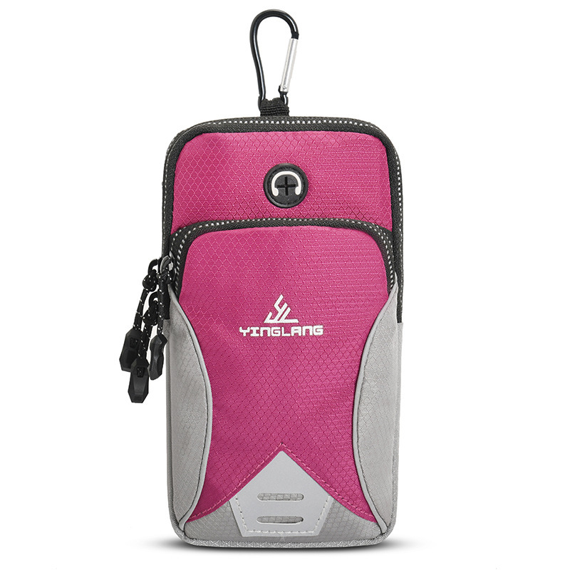 Geantă de braț pentru sporturi în aer liber, material Oxford, model cu dungi, respirabilă și ultra-ușoară, căptușală Oxford