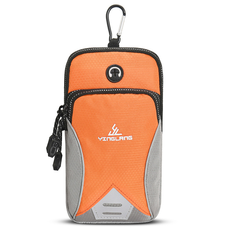 Geantă de braț pentru sporturi în aer liber, material Oxford, model cu dungi, respirabilă și ultra-ușoară, căptușală Oxford