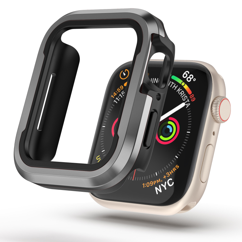 FOLUXE husă de Apple Watch – PC+metal, compatibilă cu iWatch 5678/SE, modelul 10 Ultra
