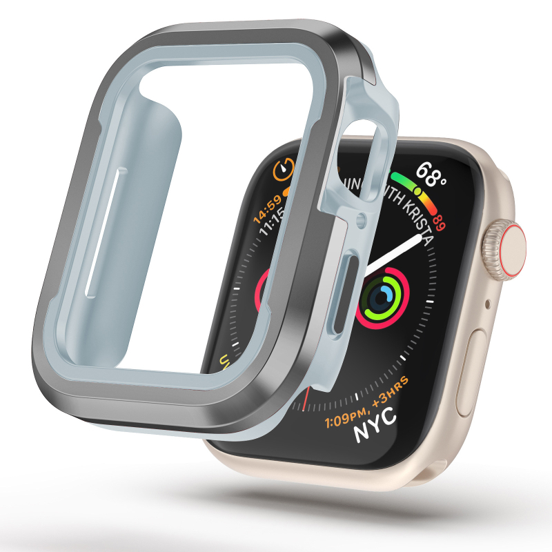 FOLUXE husă de Apple Watch – PC+metal, compatibilă cu iWatch 5678/SE, modelul 10 Ultra