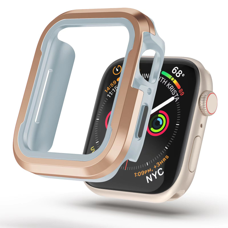 FOLUXE husă de Apple Watch – PC+metal, compatibilă cu iWatch 5678/SE, modelul 10 Ultra