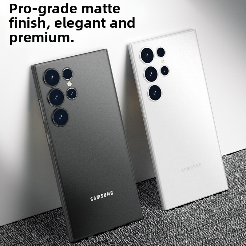 Pouzdro na telefón Samsung Galaxy S24 Ultra — ultra tenké, matný PP tvrdý kryt, minimalistický dizajn, odvádzanie tepla, proti otlačkom prstov, prispôsobiteľné