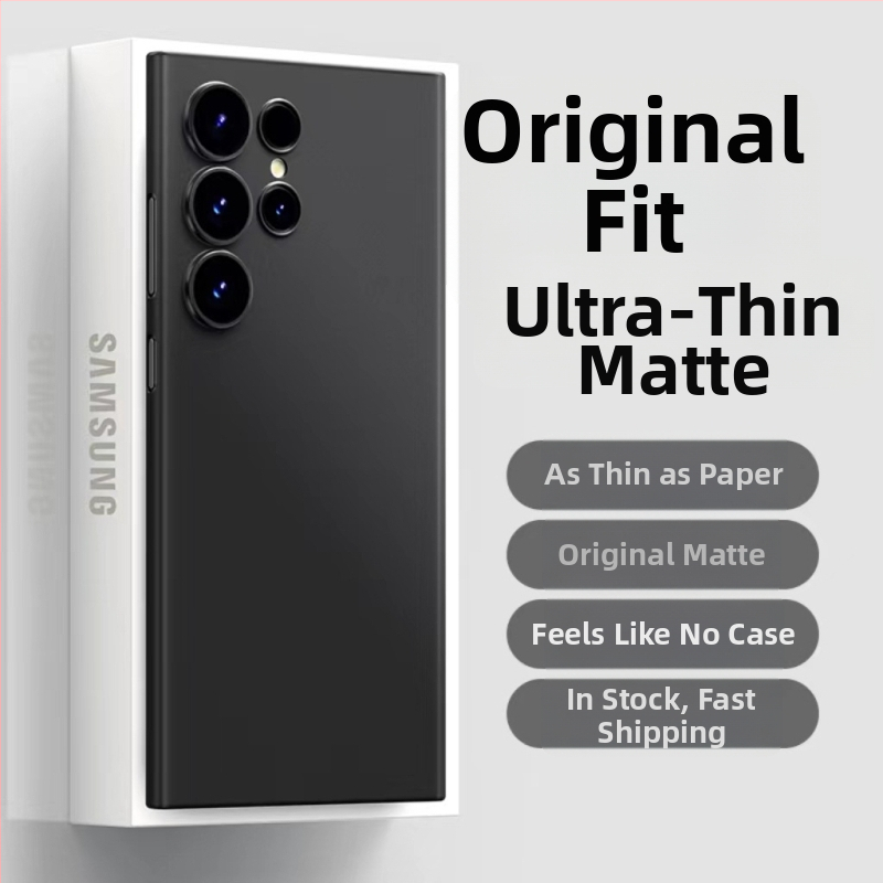 Pouzdro na telefón Samsung Galaxy S24 Ultra — ultra tenké, matný PP tvrdý kryt, minimalistický dizajn, odvádzanie tepla, proti otlačkom prstov, prispôsobiteľné