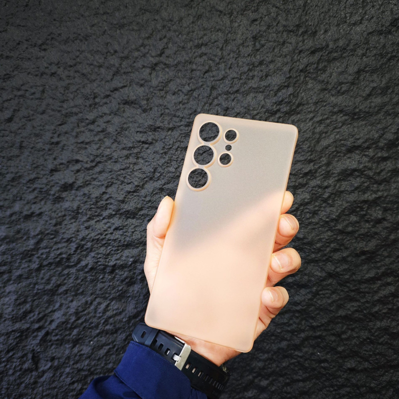 Maska za Samsung Galaxy S24 Ultra — ultra-tanki, mat PP tvrdi kućište, minimalistički dizajn, odvod topline, otporan na otiske prstiju, prilagodljivo