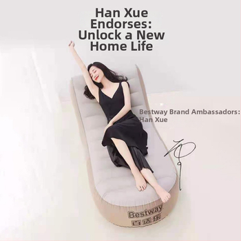 Bestway pripučiamas sofa su flokotu paviršiumi, svoris 3 kg, maksimali apkrova 200 kg