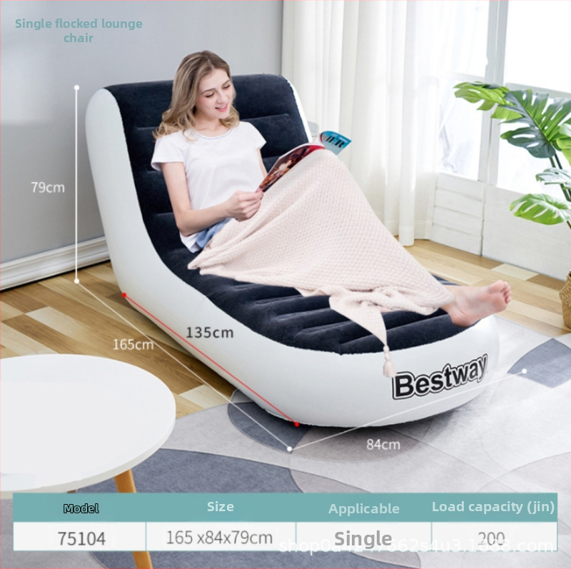 Bestway pripučiamas sofa su flokotu paviršiumi, svoris 3 kg, maksimali apkrova 200 kg