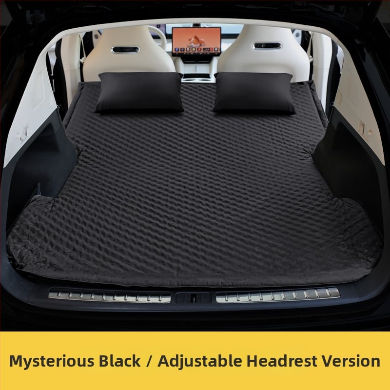 R7 Pat de călătorie pentru mașină – Saltea de camping pliabilă cu umflare automată, potrivire universală, sarcină maximă 500 kg