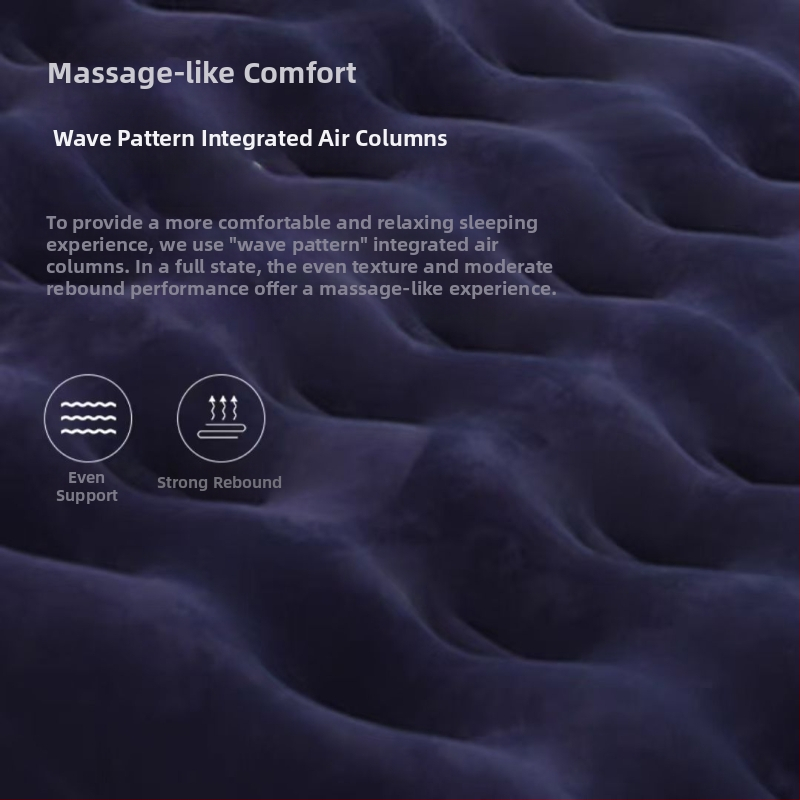 Pripučiama lova kempingui — paviršius iš kompozicinės drobės; lauko naudojimui; tinka palapinėms