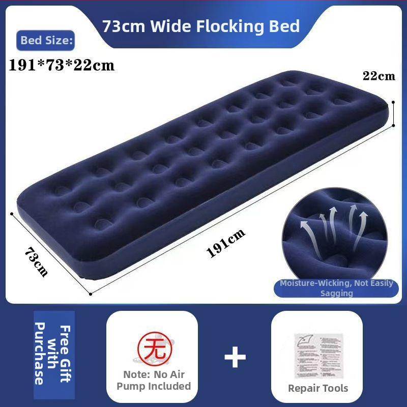 Pripučiama lova kempingui — paviršius iš kompozicinės drobės; lauko naudojimui; tinka palapinėms