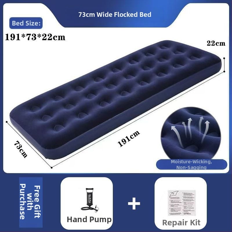 Pripučiama lova kempingui — paviršius iš kompozicinės drobės; lauko naudojimui; tinka palapinėms