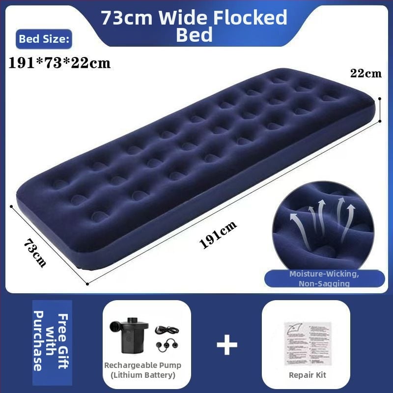 Pripučiama lova kempingui — paviršius iš kompozicinės drobės; lauko naudojimui; tinka palapinėms