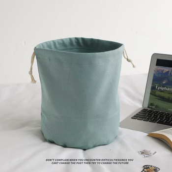 Kozmetička torba - cilindričnog oblika, platno, višestruka namjena (Cylindrical, Canvas, Multipurpose, Travel, Makeup storage)
