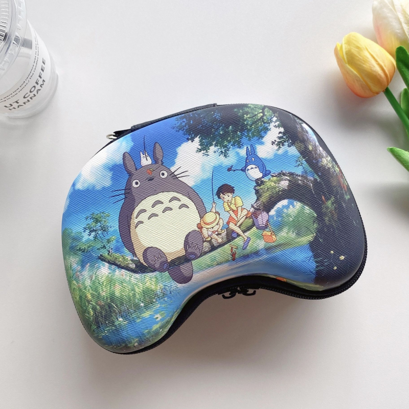 Kožna tvrda futrola za Switch Pro, PS4 i PS5 kontrolere – otpornost na padove, zaštitna skladišna torbica