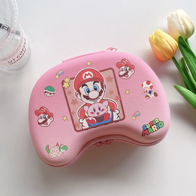 Kožna tvrda futrola za Switch Pro, PS4 i PS5 kontrolere – otpornost na padove, zaštitna skladišna torbica