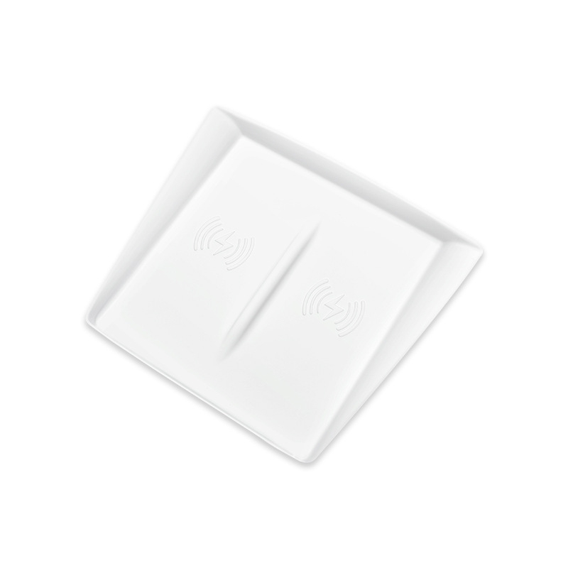 Silikona centra konsoles paliktnis Tesla Model 3 (2023) — pret-slīdēšana, zīmols Pure, drukāts logotips