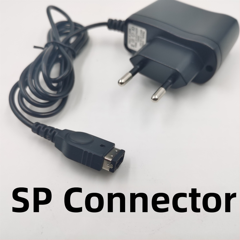 Nabíjačka SP/NDSL/3DS s káblom, vstup 110-240V, ABS púzdro, vyrobené v Shenzhen