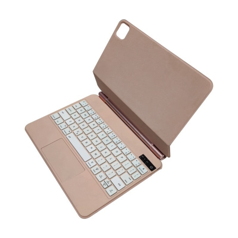 Tastatură wireless Bluetooth cu husă magnetică plutitoare pentru iPad Pro / Air